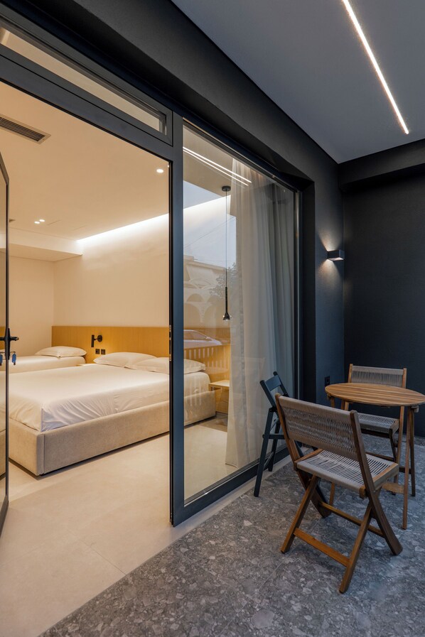 1 室のベッドルーム、防音設備、WiFi (無料)