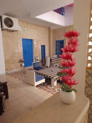 Interior entrance