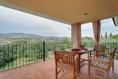 Holiday Home 'Sueños De Guara Casa Rural' with Mountain View, Private Pool and Wi-Fi