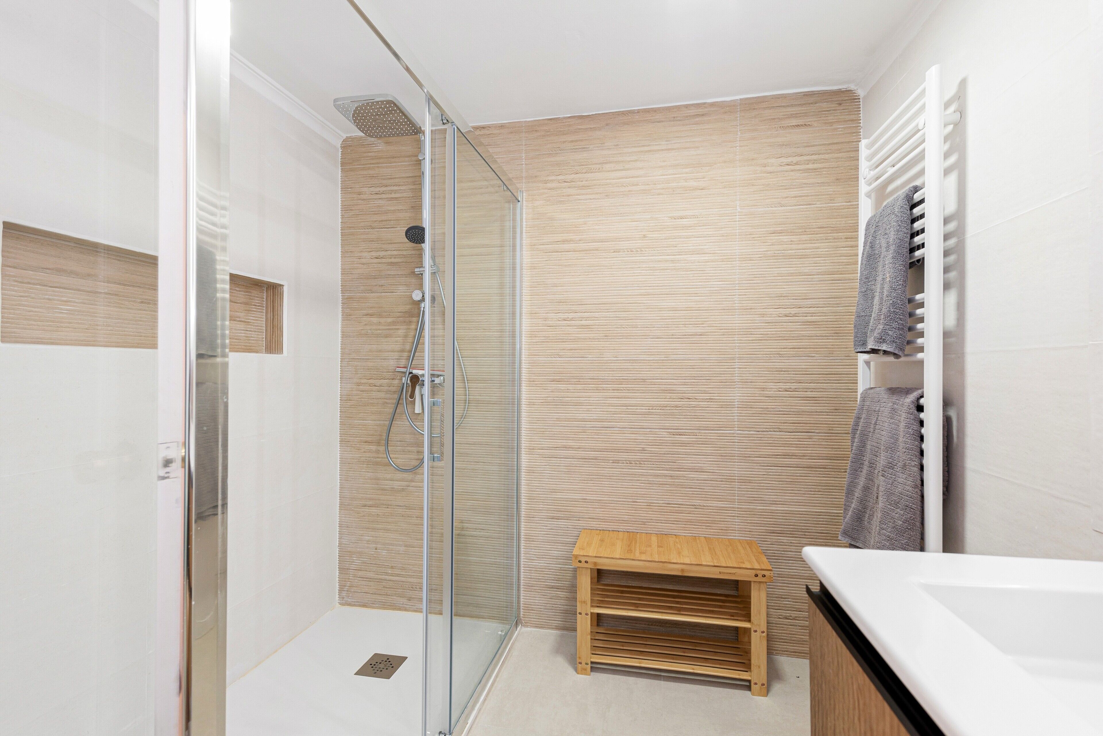 Dusche, Handtücher