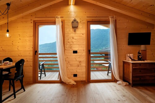 Chalet 'Bio Maso Nido Verde' with Mountain View and Balcony