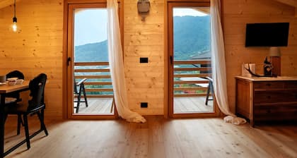 Chalet 'Bio Maso Nido Verde' with Mountain View and Balcony