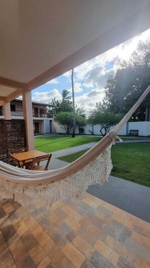 Standard Double Room, Garden View | Terrace/patio