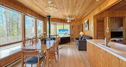 A little slice of paradise. Waterfront, private beach entry, weed free swimming