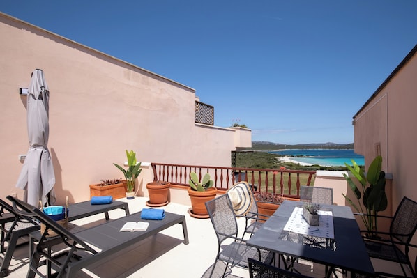 Appartement, vue mer | Terrasse/Patio