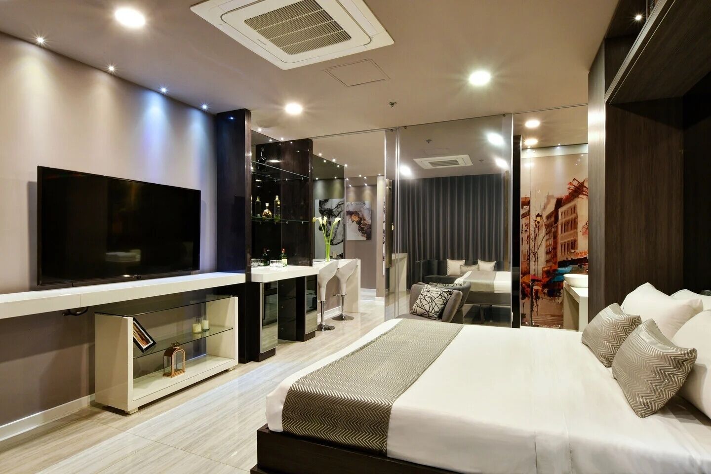 2 habitaciones y ropa de cama 