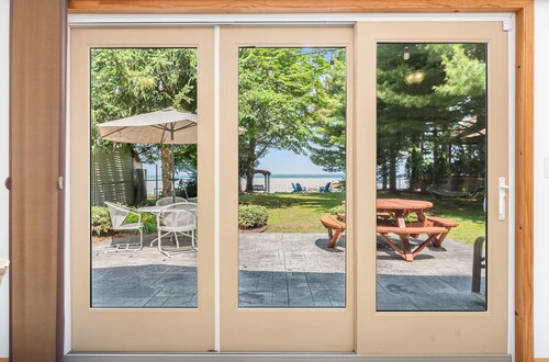 Higgins Lake Private Beachfront Home w/Dock, Boat Mooring, Sunset & Sunrise View