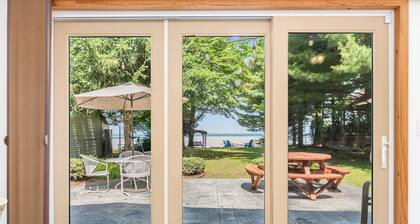 Higgins Lake Private Beachfront Home w/Dock, Boat Mooring, Sunset & Sunrise View