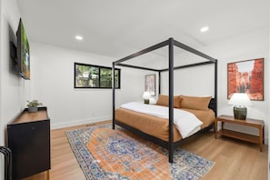 4 bedrooms, iron/ironing board, travel crib, WiFi