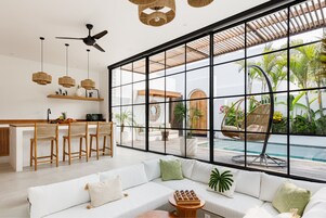 Vila Comfort, 1 kamar tidur, kolam renang pribadi, pemandangan kolam renang | Pemandangan dari kamar