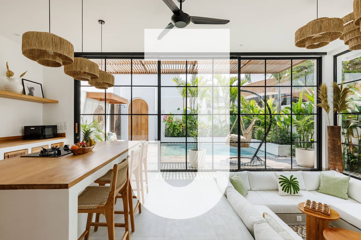 Comfort Villa, 1 Bedroom, Private Pool, Pool View | View from room