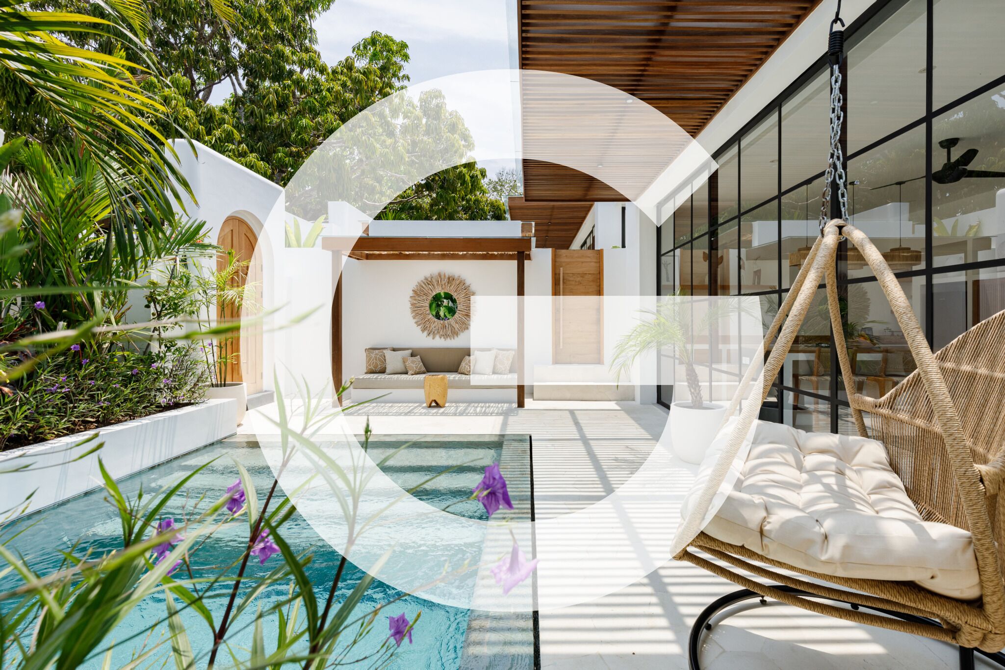 Villa Confort, 1 chambre, piscine privée | Vue de la chambre