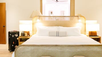 Lyxvilla - utsikt mot poolen | 2 sovrum, sängtillbehör av högsta kvalitet och skrivbord