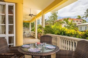 Outdoor dining - 3 BR villa w private pool in heart of Cabarete bay (Cabarete)