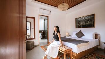 Villa, 2 Bedrooms, Pool View | 2 bedrooms, Egyptian cotton sheets, premium bedding, in-room safe