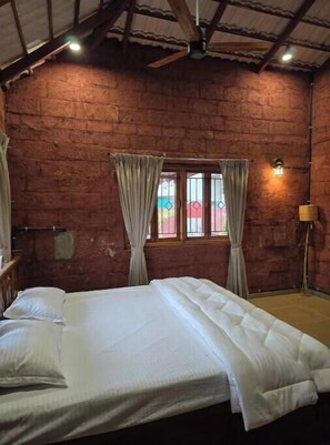 2 bedrooms, bed sheets - Raje Farms: Luxurious Traditional Wada Experience
(Kolhapur)