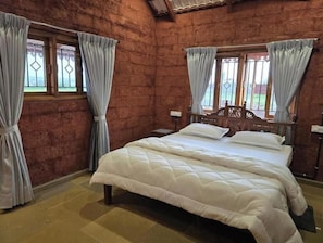 2 bedrooms, bed sheets