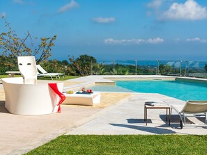 Villa | Pool | Indoor pool, outdoor pool - Villa in Zafferana Near Mount Etna & Sauna (Zafferana Etnea)