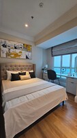 Apartamento luxo, 1 quarto, vista para a cidade | Vista do quarto
