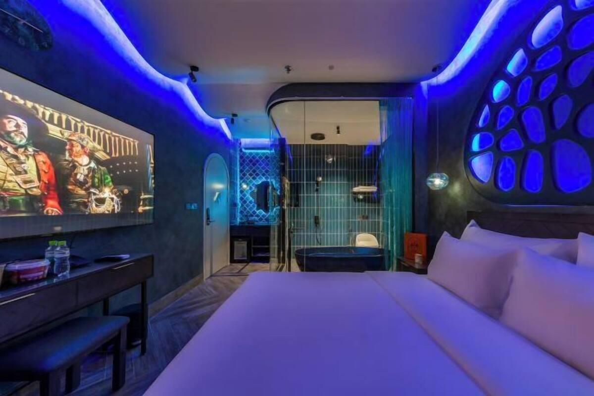 1 Schlafzimmer, hochwertige Bettwaren, Select-Comfort-Betten, Minibar