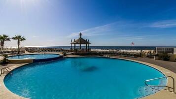 Indoor pool, outdoor pool