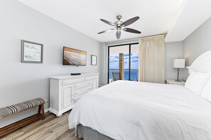 Appart'hôtel Signature, 3 chambres, non-fumeurs, vue plage | 3 chambres, décoration personnalisée, ameublement personnalisé