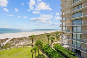 Comfort Condo, 3 Bedrooms, Balcony, Beach View | View from room - Summer House Beachfront Condos (Orange Beach)