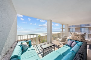 Comfort Condo, 3 Bedrooms, Balcony, Beach View | Balcony