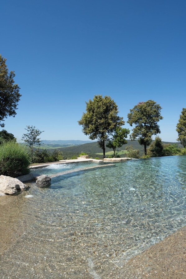 Outdoor pool - Apartment surrounded by greenery near San Gimignano and Volterra (Toscana)