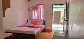 Hypo-allergenic bedding, desk, laptop workspace, free WiFi