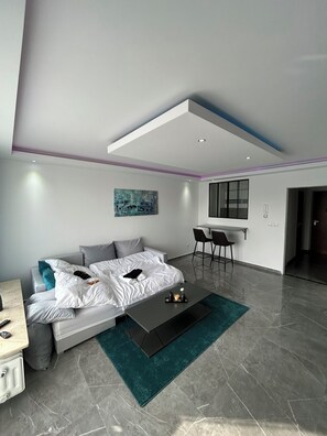 1 soverom, strykejern/-brett, wi-fi og sengetøy