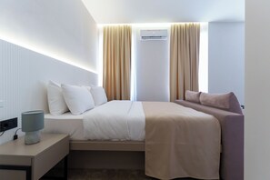 1 habitación, minibar, caja de seguridad en la habitación y escritorio 