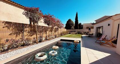 Superb contemporary house Secured swimming pool between Aix and Marseille