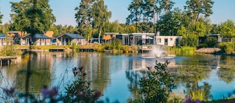 Nice Tent Lodge With Bathroom, Near a Lake