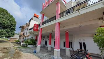 Majoituspaikan julkisivu