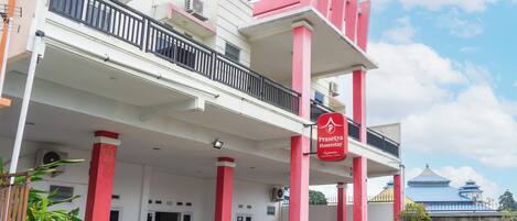 Façade de l’hébergement
