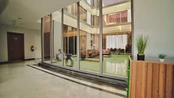 Sala de estar en el lobby