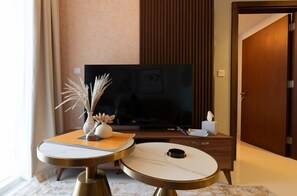 Living area - Near Dubai Mall 1BR  Reva Residence (Dubai)