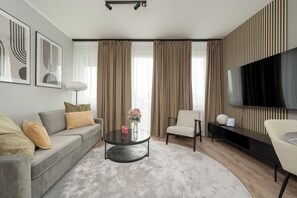 아파트, 침실 1개, 발코니 | 거실