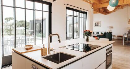 Oceanshack IO 5* Saint Denis d'Oléron 10 pers 200m plage piscine chauffée