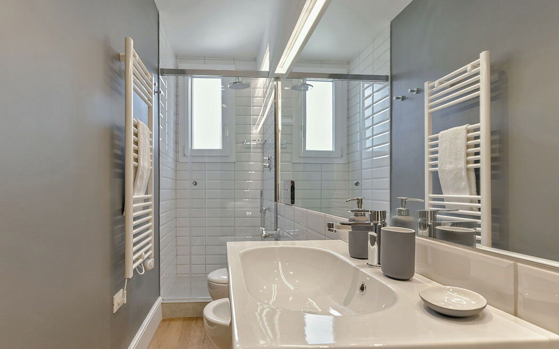 Shower, hair dryer, bidet