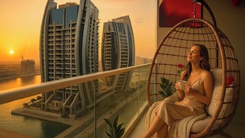 Deluxe Apartment, 1 Bedroom, Lake View | Terrace/patio