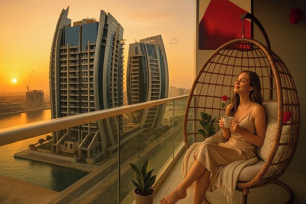 Deluxe Apartment, 1 Bedroom, Lake View | Terrace/patio
