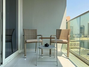 Deluxe appartement, 1 slaapkamer, uitzicht op meer | Uitzicht vanuit de kamer