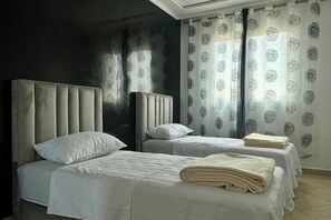 1 bedroom, bed sheets - Panoramic Sea View in Sidi Rahal (Sidi Rahal)