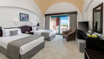 Sábanas de algodón egipcio, ropa de cama de alta calidad y minibar