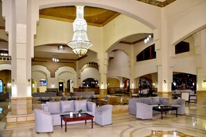 Sittområde i lobbyn