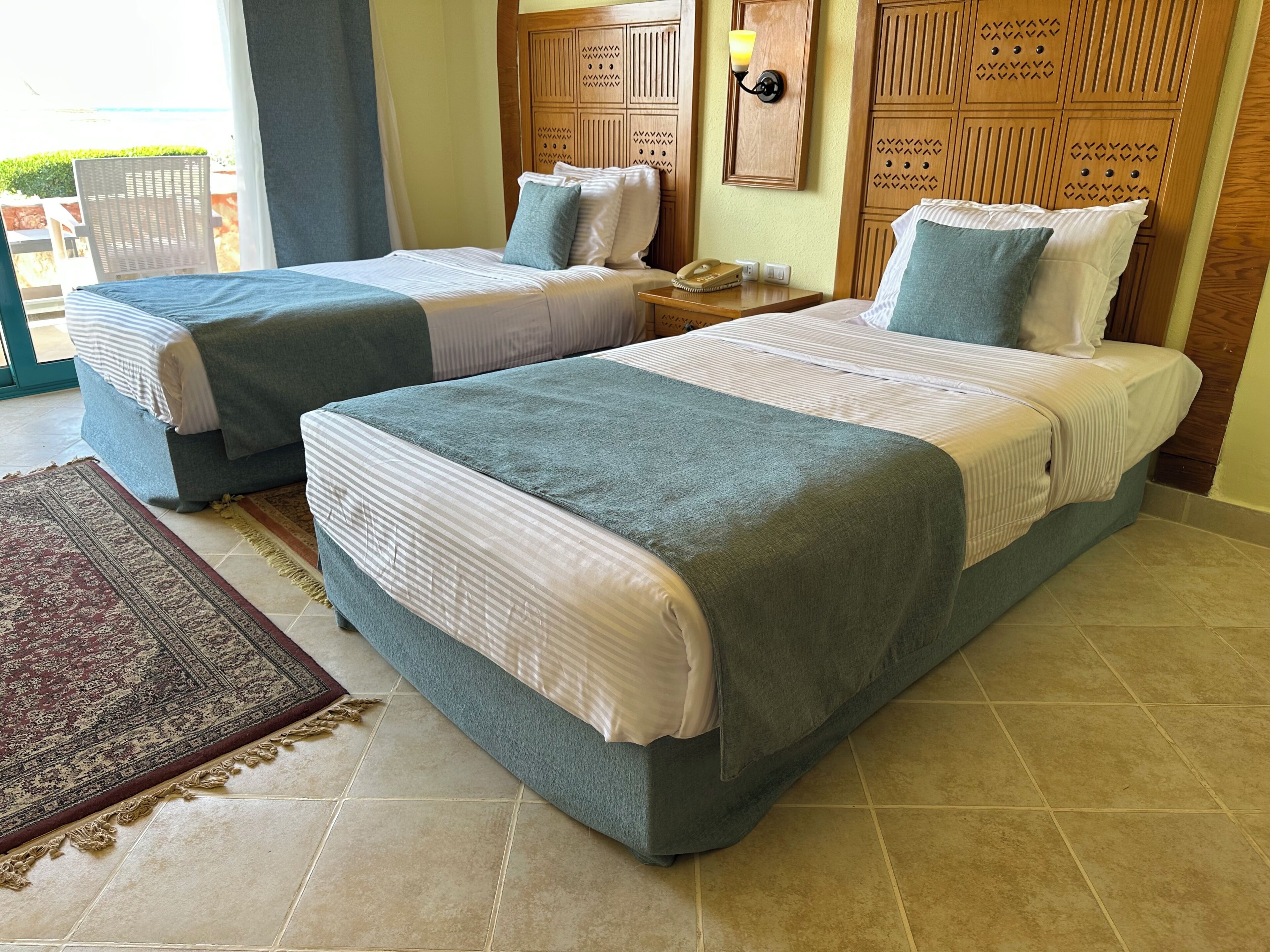 Egyptian cotton sheets, premium bedding, minibar, in-room safe