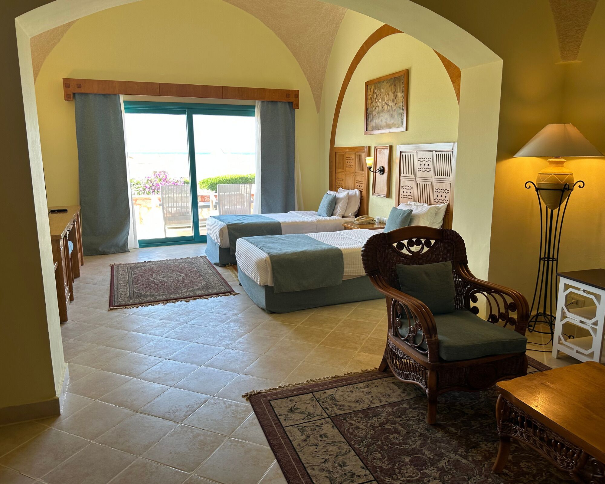 Standard Double or Twin Room, 1 Bedroom, Balcony, Partial Sea View