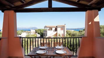 Apartamento, vista para o mar | Terraço/pátio